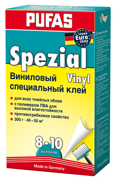 ПУФАС N052 Клей специальный виниловый Euro 3000 Spezial Kleber (20шт./кор)