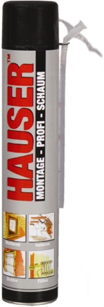 HAUSER пена монтажная 605г (12шт/кор)
