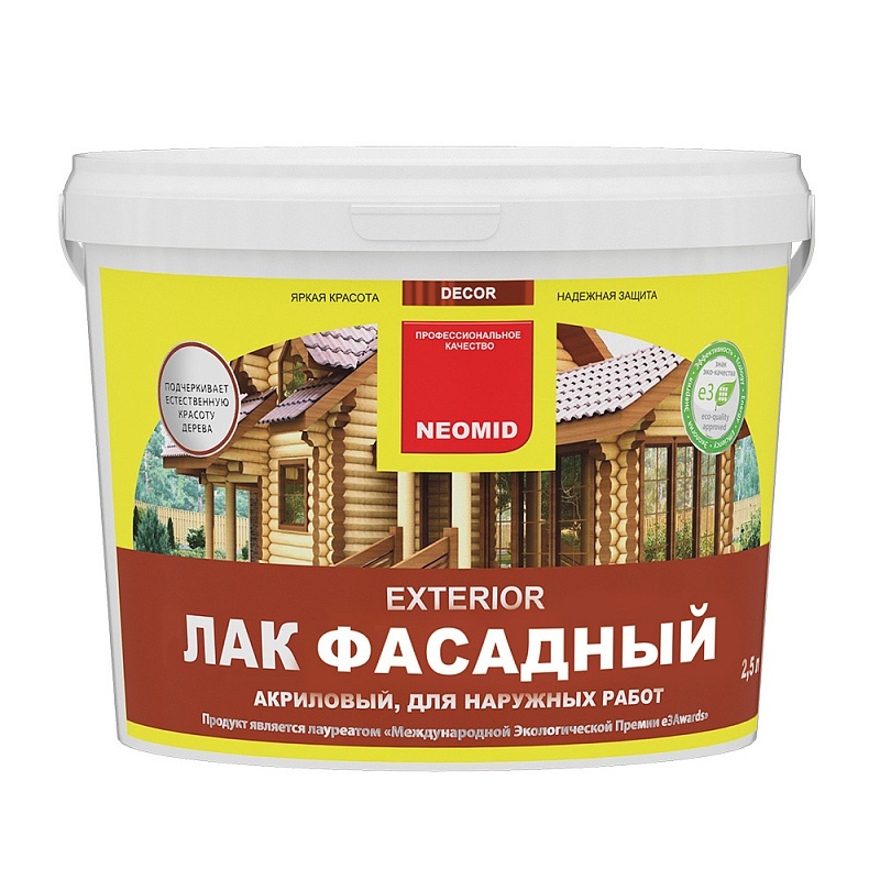 NEOMID Exterior лак для дерева