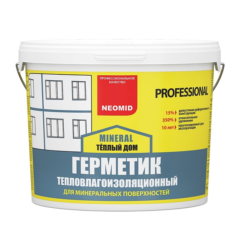 NEOMID ТЕПЛЫЙ ДОМ MINERAL PROFESSIONAL Герметик строительный