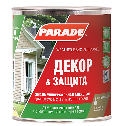 PARADE Эмаль А2 Декор и Защита