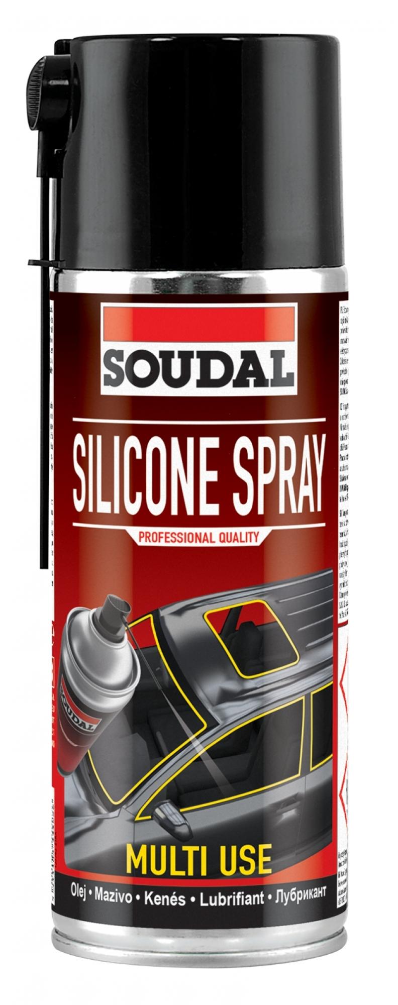 Silicone Spray Силиконовая смазка Soudal 400мл (6шт/кор)