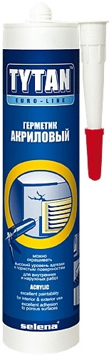 Tytan Euro-Line Герметик Силиконакриловый Общестроительный 290мл (12шт/кор)