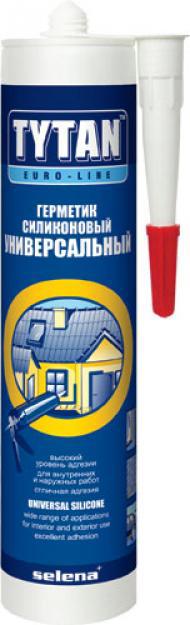 Tytan Euro-Line Герметик Силиконовый Универсальный 290мл (12шт/кор)