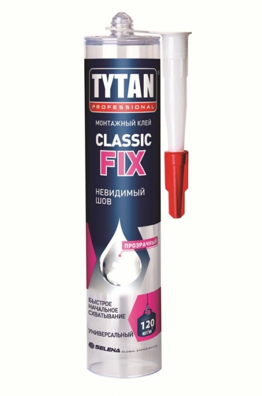 Tytan Professional Монтажный клей Classic Fix 310мл (12шт/кор)