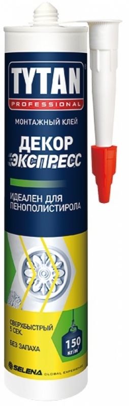 Tytan Professional Монтажный клей Декор Экспресс (12шт/кор)