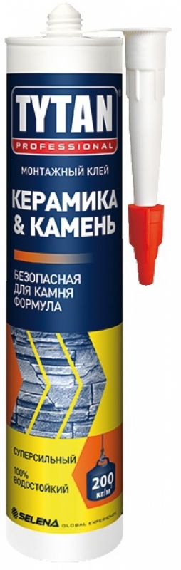 Tytan Professional Монтажный клей Керамика & Камень 310мл (12шт/кор)