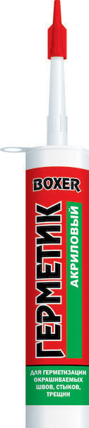 Акриловый герметик Акрил Boxer белый 280мл (12шт/кор)