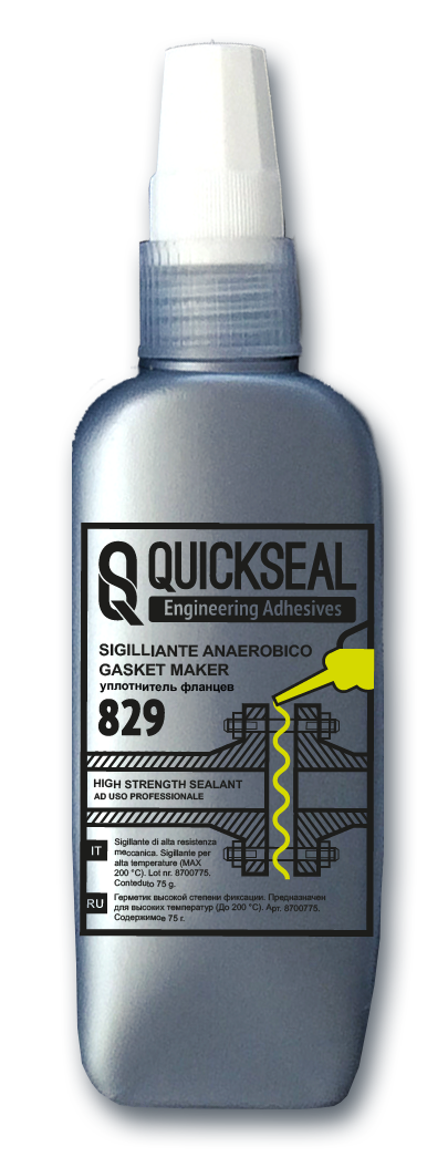 Анаэробный герметик QUICKSEAL 829 для уплотнения фланцевых соединений 75 г