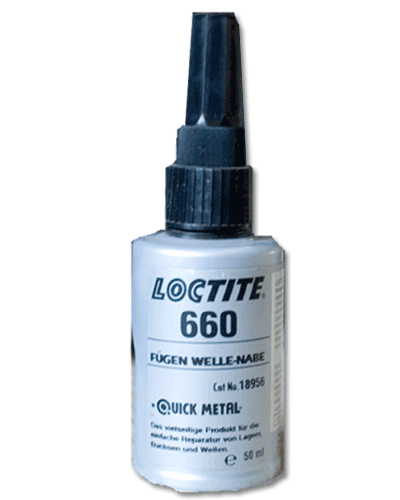 Вал-втулочный фиксатор Loctite 660 quick metal (Локтайт 660) гель 50 мл