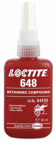 Вал-втулочный фиксатор высокотемпературный Loctite 648 (Локтайт 648)