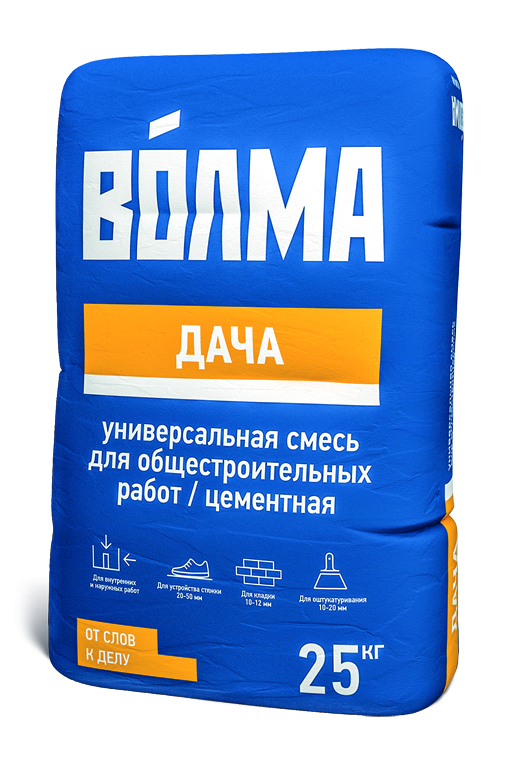 ВОЛМА Смесь универсальная цементная Волма-Дача 25кг