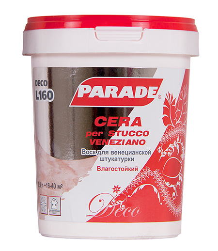 Воск для венецианской штукатурки PARADE DECO Cera per Stucco Veneziano L160