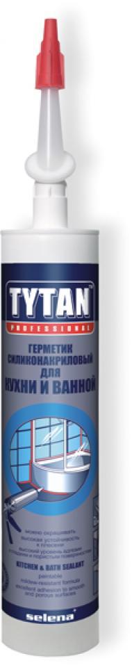 Герметик cиликонакриловый для Кухни и Ванной Tytan Professional 310мл (12шт/кор)