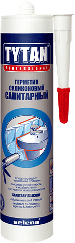 Герметик cиликоновый cанитарный Tytan Professional 310мл (12шт/кор)