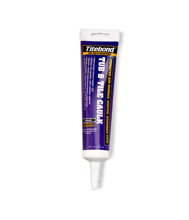 Герметик TITEBOND Tube&Tile Mildew-Resistant Caulk для труб и плитки антиплесень 163мл (12шт/кор)