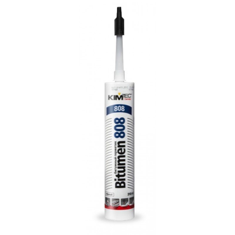 Герметик битумный KIM TEC Bitumen 808 310 мл чёрный (12шт/кор)