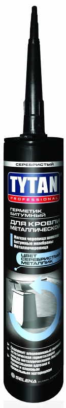 Герметик битумный для металлической кровли Tytan Professional 310мл (12шт/кор)