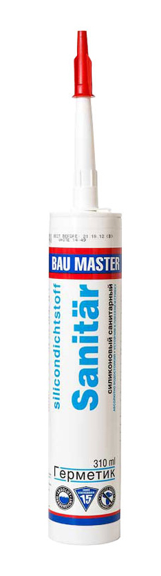 Герметик силиконовый BAU MASTER Санитарный 310мл