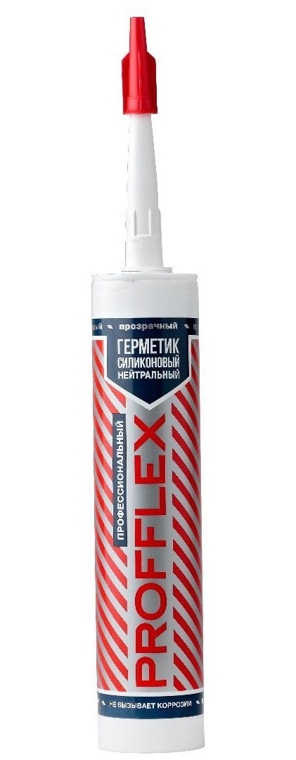 Герметик силиконовый PROFFLEX нейтральный 280мл (12шт/кор)