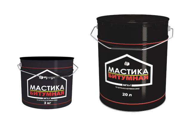Гидроизоляционная битумная мастика МГХ-Г