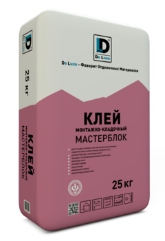 Клей монтажный De Luxe Мастерблок 25кг