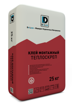 Клей монтажный De Luxe Теплоскреп 25кг