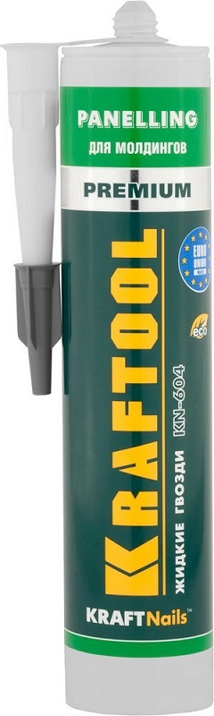 Клей монтажный KRAFTOOL KraftNails Premium KN-604, для молдингов 310мл