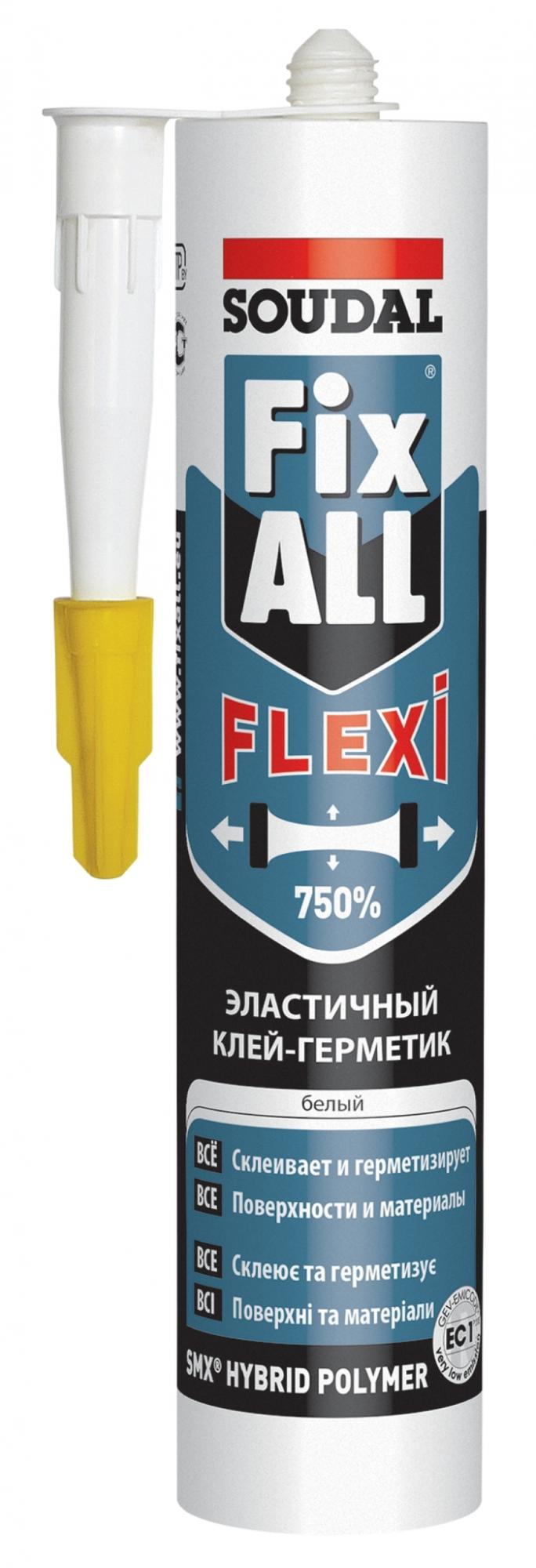 Клей-герметик гибридный Soudal Fix All Flexi (12шт/кор)