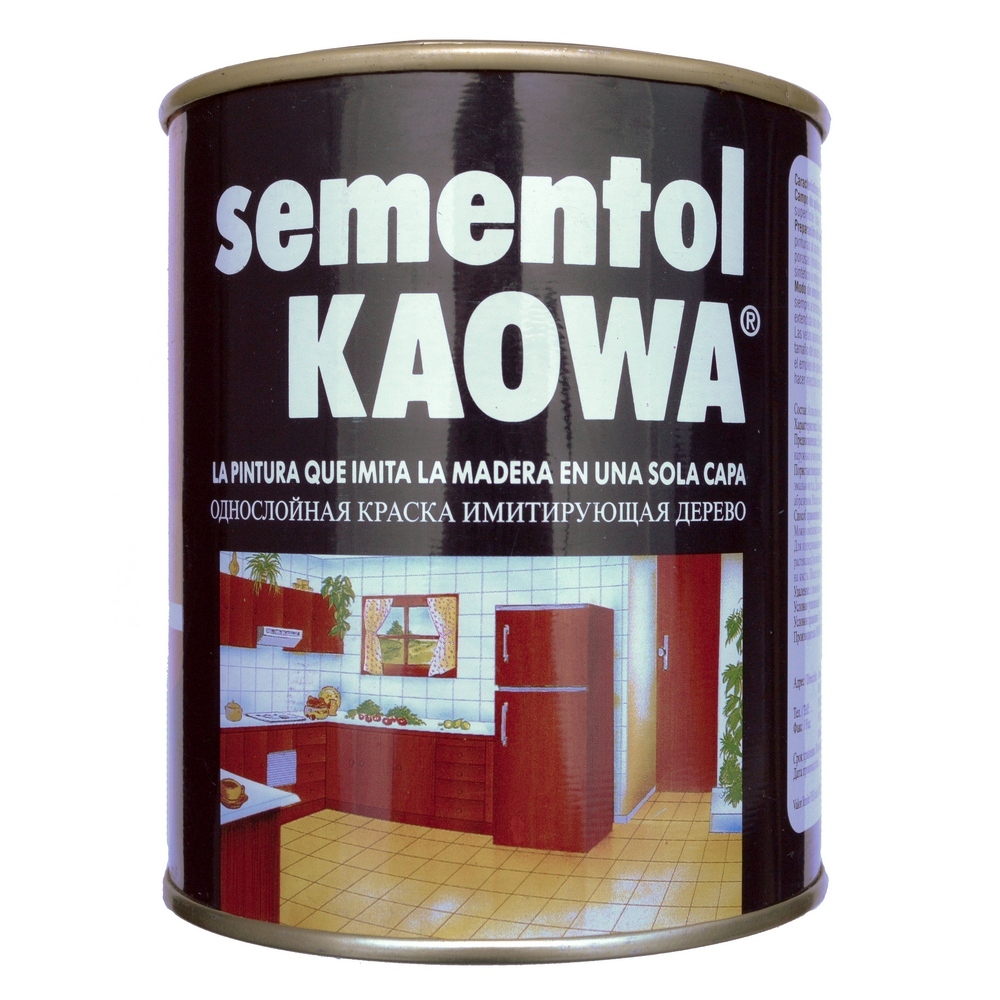 Краска Quilosa Kaowa Sementol (жидкое дерево) (6шт/кор)