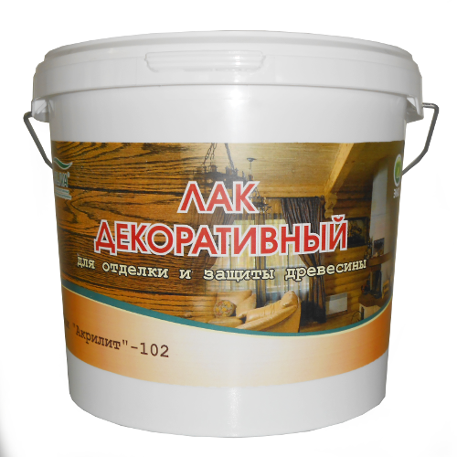 Лак для отделки и защиты древесины Акрилит-102 10л