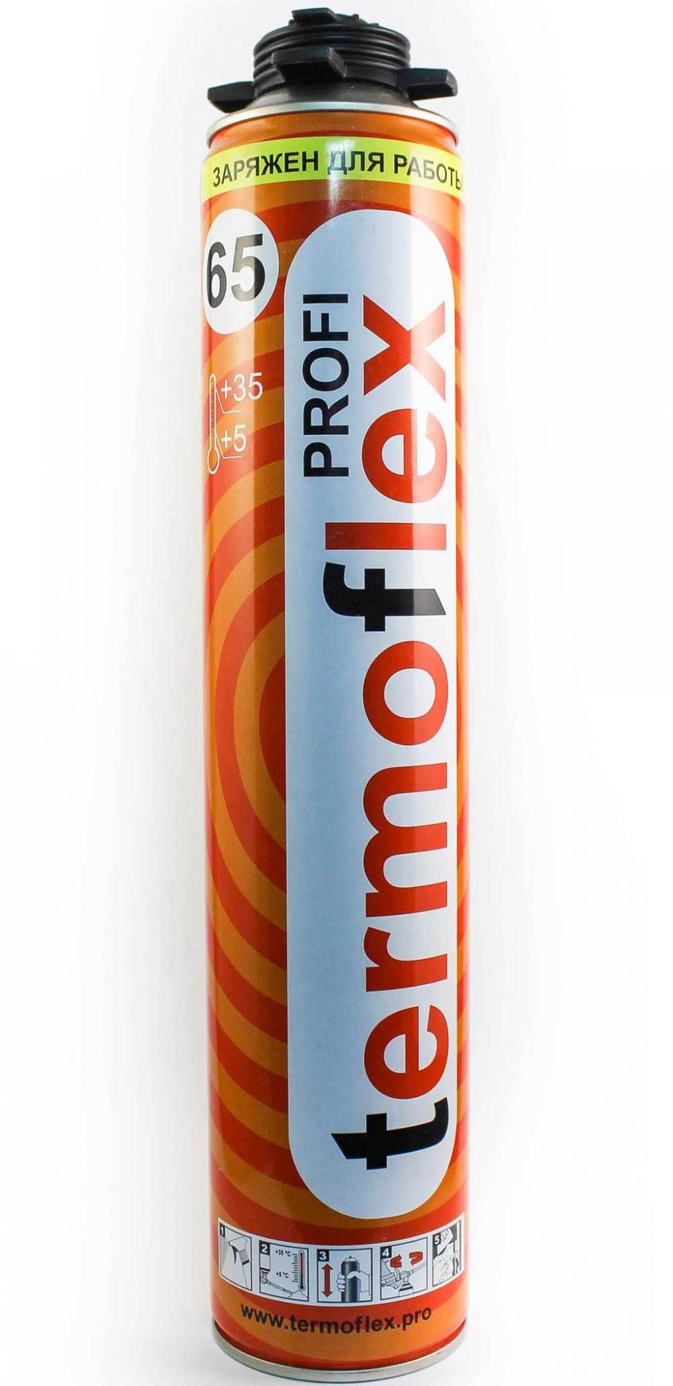 Монтажная пена Termoflex PROFI (Лето) 870мл (12шт/кор)