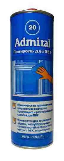 Очиститель ПВХ Admiral-20 900 мл (6шт/кор)