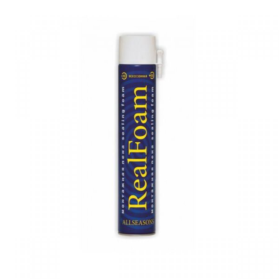 Пена монтажная Barton'S RealFoam всесезонная бытовая 750 мл (16шт/кор)