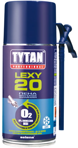 Пена монтажная всесезонная Tytan Professional Lexy 20 300мл (12шт/кор)