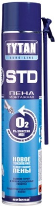 Пена монтажная зимняя Tytan Euroline STD 750мл (12шт/кор)