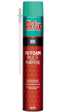 Пена монтажная многоцелевая Akfix 805 750мл (12шт/кор)