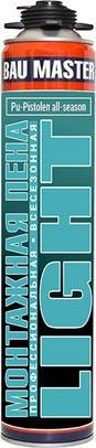 Пена монтажная ПРО BAU MASTER LIGHT всесезонная 500мл (12шт/кор)