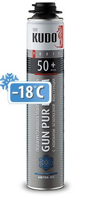 Пена монтажная профессиональная PROFF 50+ ARKTIKA -18°C (12шт/кор)