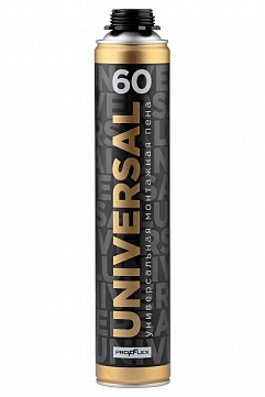 Пена монтажная профессиональная PROFFLEX UNIVERSAL 60 850мл (12шт/кор)