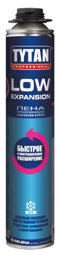 Пена монтажная профессиональная Tytan Professional LOW-EXPANSION 750мл TR (12шт/кор)