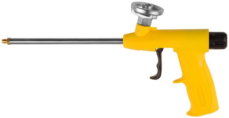 Пистолет STAYER MASTER MAXGun для монтажной пены, высокопрочный и легкий корпус