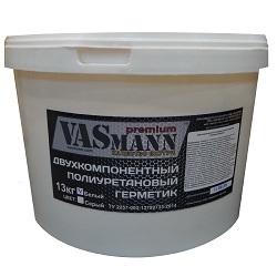 Полиуретановый герметик для швов VASmann premium 12,5 кг