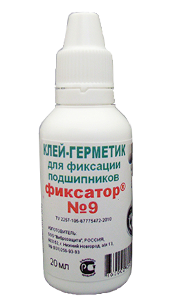 Резьбовой герметик анаэробный Фиксатор №9 20мл (42шт/кор)