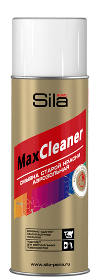 Смывка старой краски аэрозольная Sila HOME Max Cleaner 520 мл