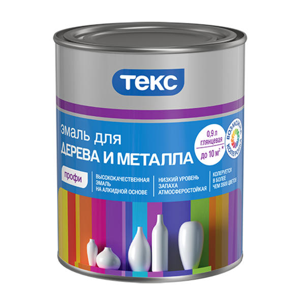ТЕКС Эмаль для дерева и металла NEW ПРОФИ