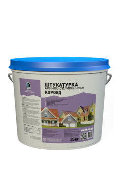 Штукатурка готовая декоративная акрило-силиконовая De Luxe Короед  25кг